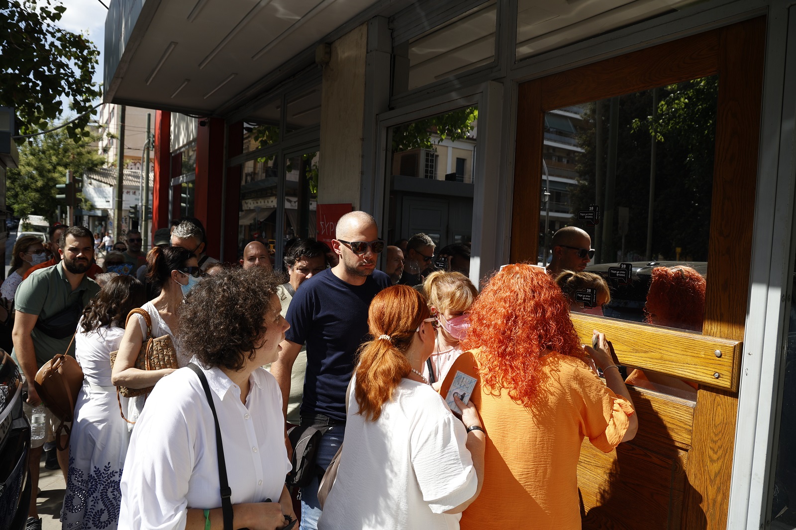 Συναντήσεις του προέδρου του ΣΥΡΙΖΑ - Προοδευτική Συμμαχία, Στέφανου Κασσελάκη με πολίτες στα κεντρικά γραφεία του ΣΥΡΙΖΑ.