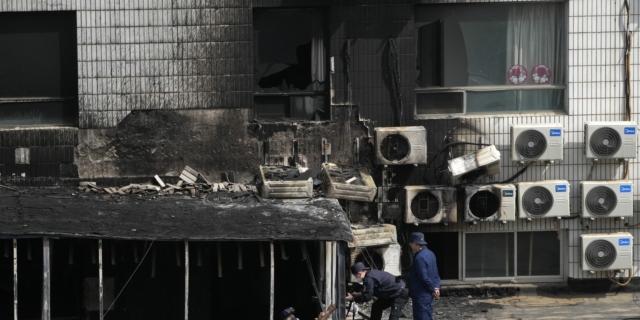 Φωτιά σε κτίριο στην Κίνα (φωτογραφία αρχείου)