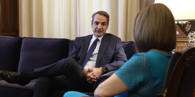 Κ. Μητσοτάκης και Κ. Σακελλαροπούλου
