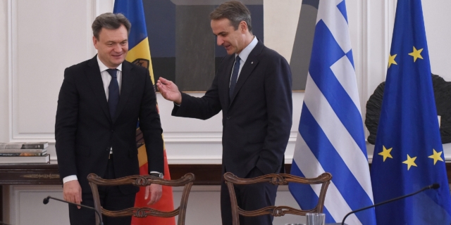 Μητσοτάκης σε Μολδαβό ομόλογό του: Μπορείτε πάντα να υπολογίζετε στην υποστήριξη της Ελλάδας