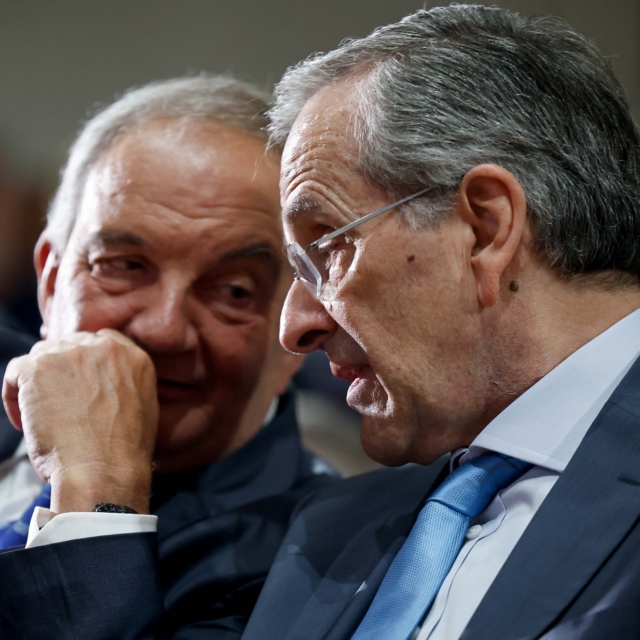 Α. Σαμαράς και Κ. Καραμανλής