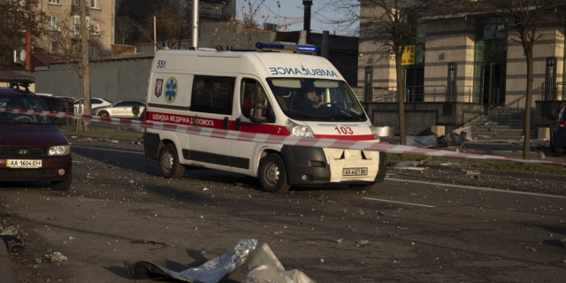 Ασθενοφόρο στην Ουκρανία (φωτογραφία αρχείου)