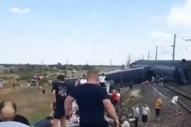 Εκτροχιασμός αμαξοστοιχίας στη Ρωσία
