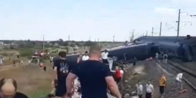 Εκτροχιασμός αμαξοστοιχίας στη Ρωσία