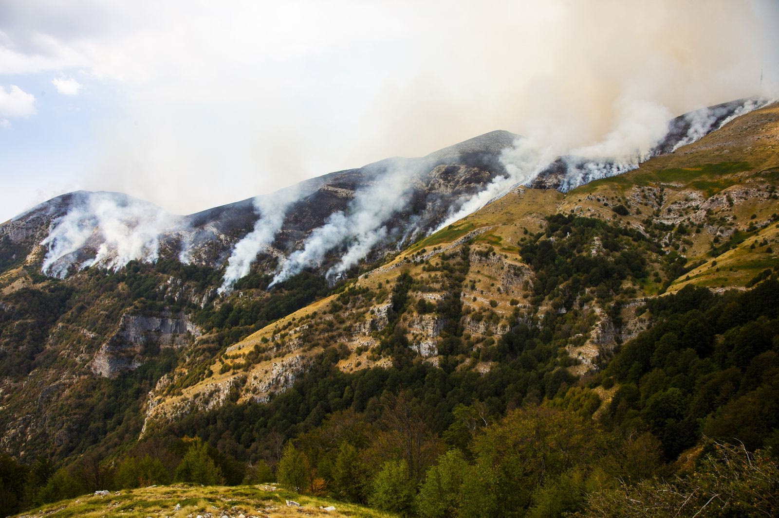 Πυρκαγιά στο όρος Παγγαίο
