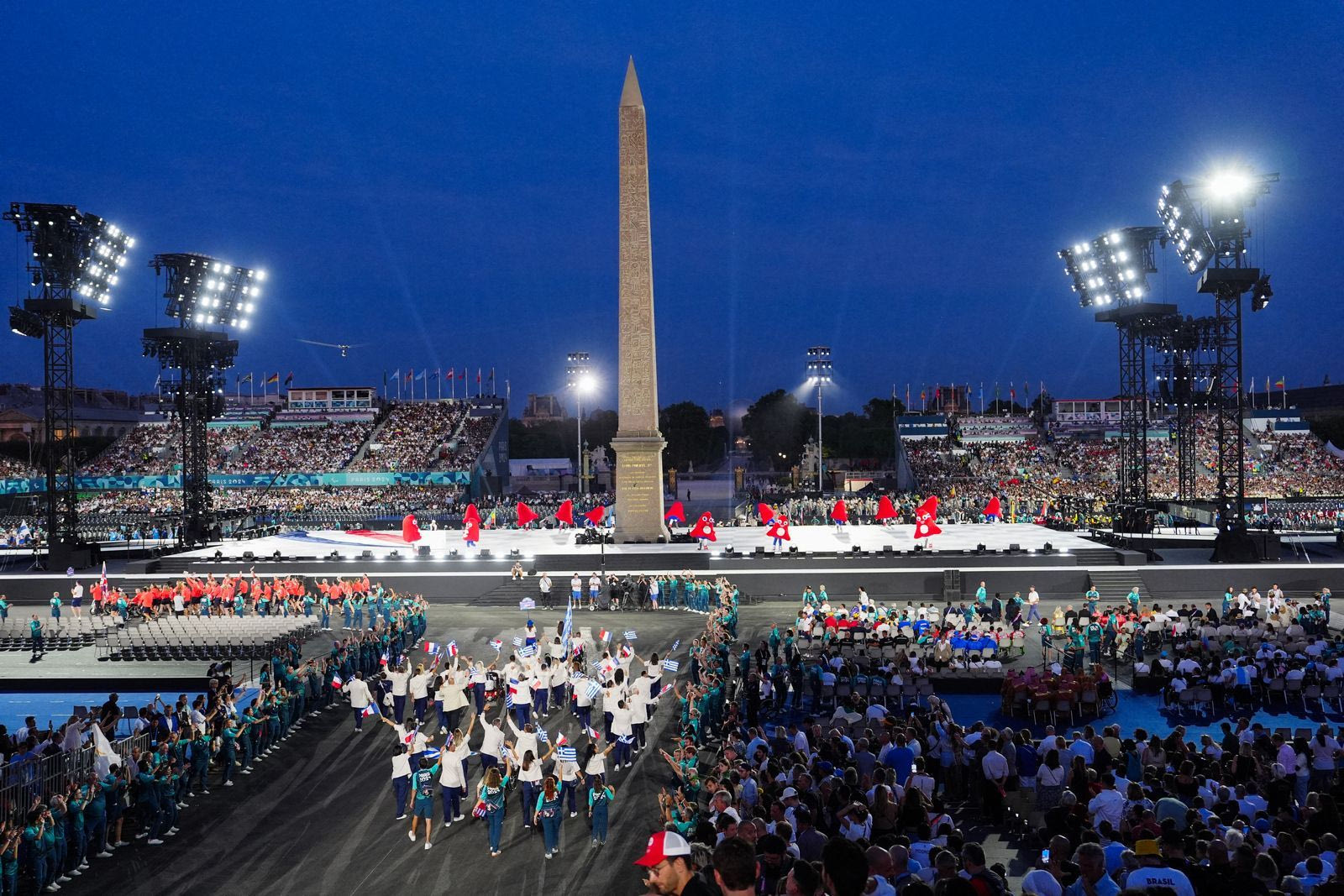 Η παρέλαση της ελληνικής αποστολής στους Παραολυμπιακούς Αγώνες 2024