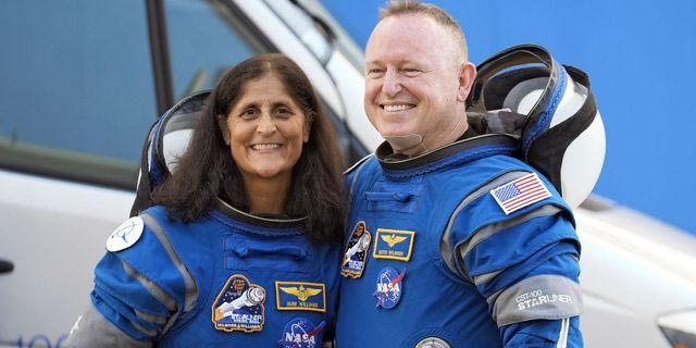 Οι αστροναύτες Suni Williams και Butch Wilmore