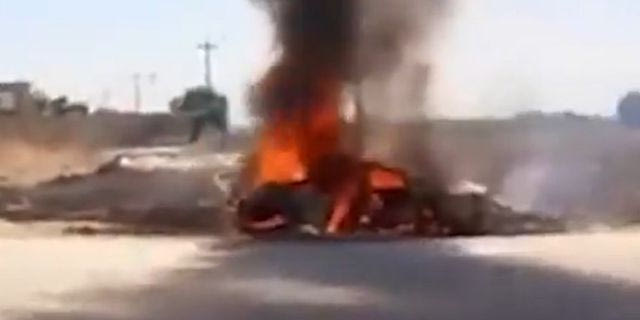 Το όχημα που επέβαιναν οι δημοσιογράφοι