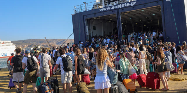 Έξοδος των εκδρομέων του Δεκαπενταύγουστου
