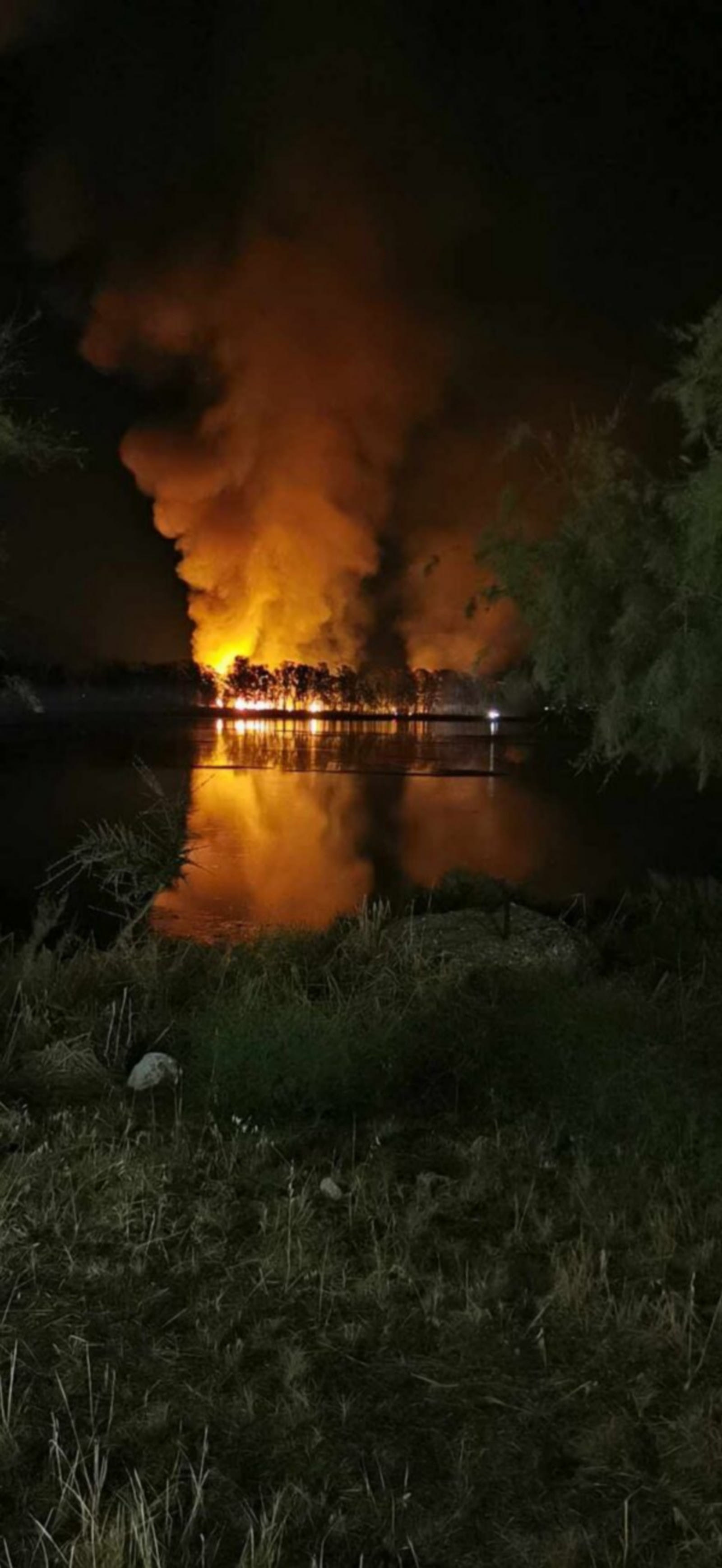 Φωτιά στο Μεσολόγγι