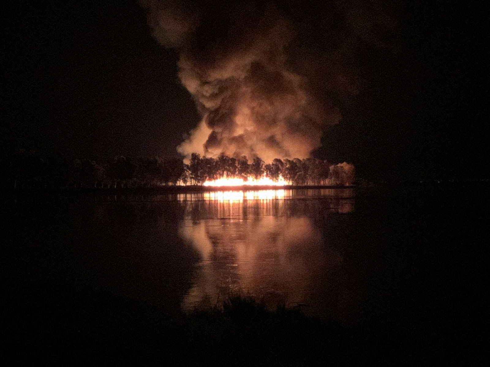 Φωτιά στο Μεσολόγγι