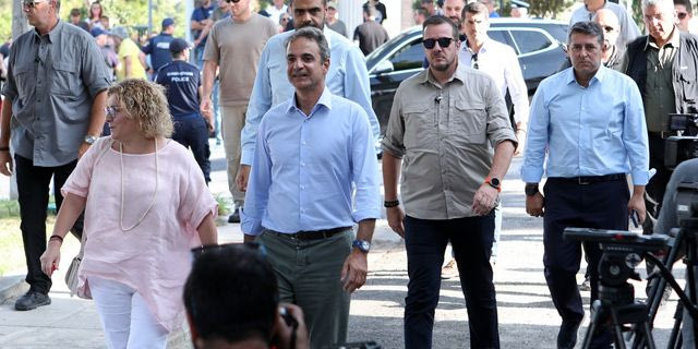 Πρωθυπουργός, Κυριάκος Μητσοτάκης, στην Πεντέλη μετά την καταστροφική πυρκαγιά