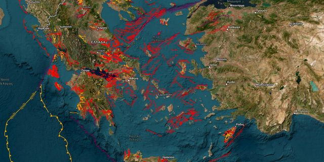 Σεισμοί: Τώρα μπορούμε να δούμε πόσα ενεργά ρήγματα έχει η Ελλάδα