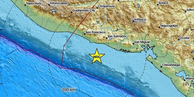 Σεισμός 6,1 Ρίχτερ ανοικτά του Ελ Σαλβαδόρ