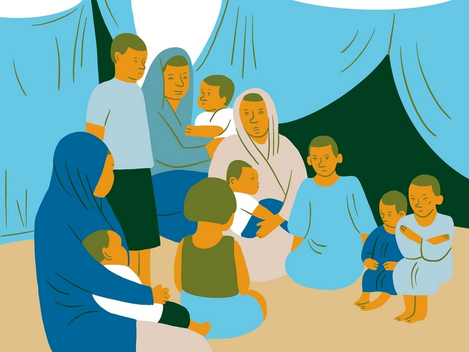 Στους καταυλισμούς του ανατολικού Τσαντ, η ξαφνική μαζική αύξηση του προσφυγικού πληθυσμού δημιούργησε σημαντικές ανθρωπιστικές ανάγκες σε όλους τους τομείς, από την υγεία έως την επισιτιστική βοήθεια, σε ένα πλαίσιο που είναι ήδη δύσκολο για τις τοπικές κοινότητες