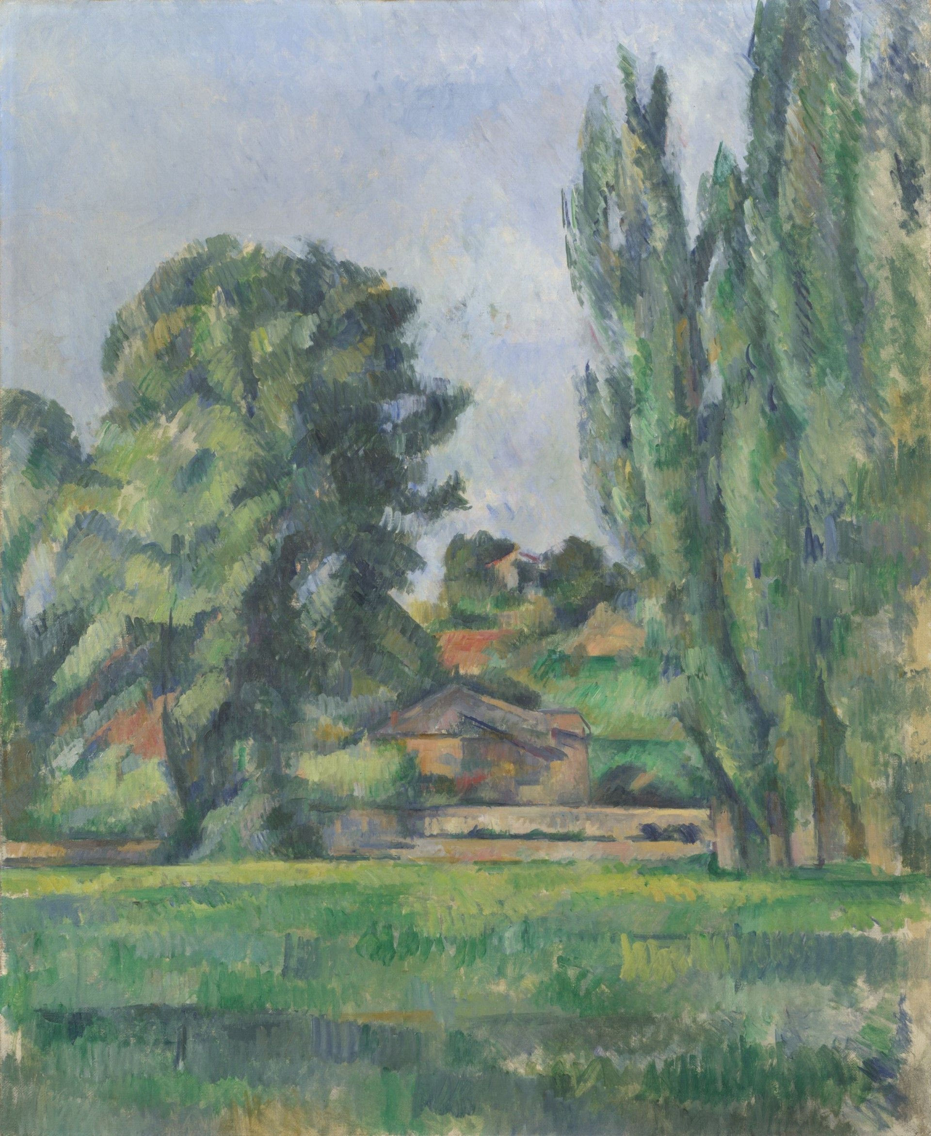 Τοπίο με λεύκες του Paul Cézanne