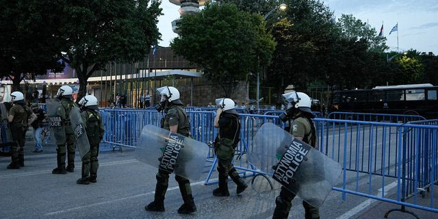 Αστυνομικές δυνάμεις στη Θεσσαλονίκη