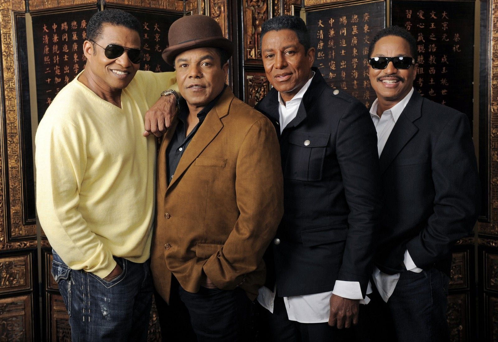 Τα αδέλφια Jackie Jackson, Tito Jackson, Jermaine Jackson και Marlon Jackson