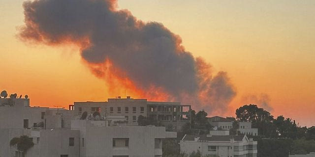 Ισραηλινές αεροπορικές επιδρομές στη Βηρυτό