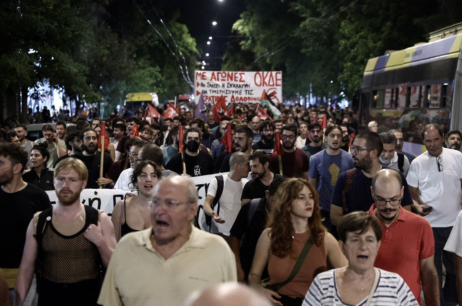 Συγκέντρωση διαμαρτυρίας για τον θάνατο του Μοχάμεντ Καμράν στο ΑΤ Αγίου Παντελεήμονα