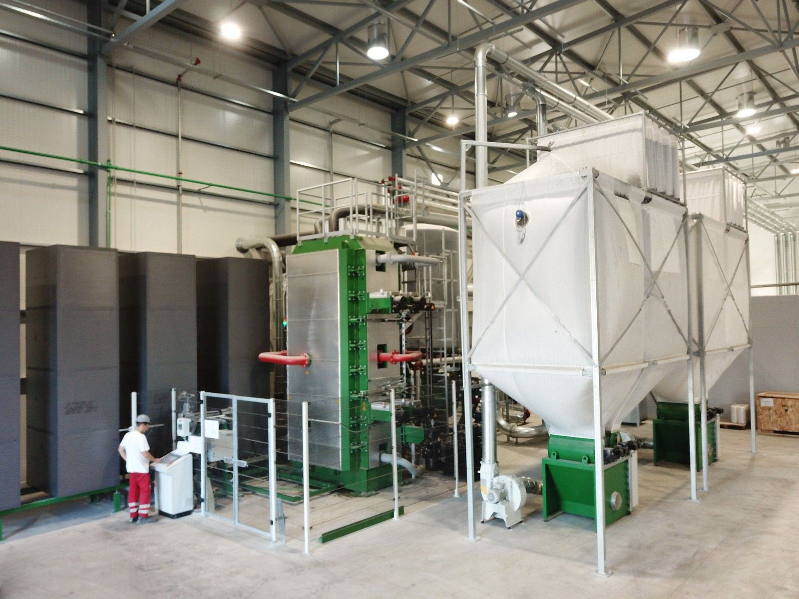 Η μονάδα παραγωγής στον 'Αγιο Αθανάσιο Θεσσαλονίκης