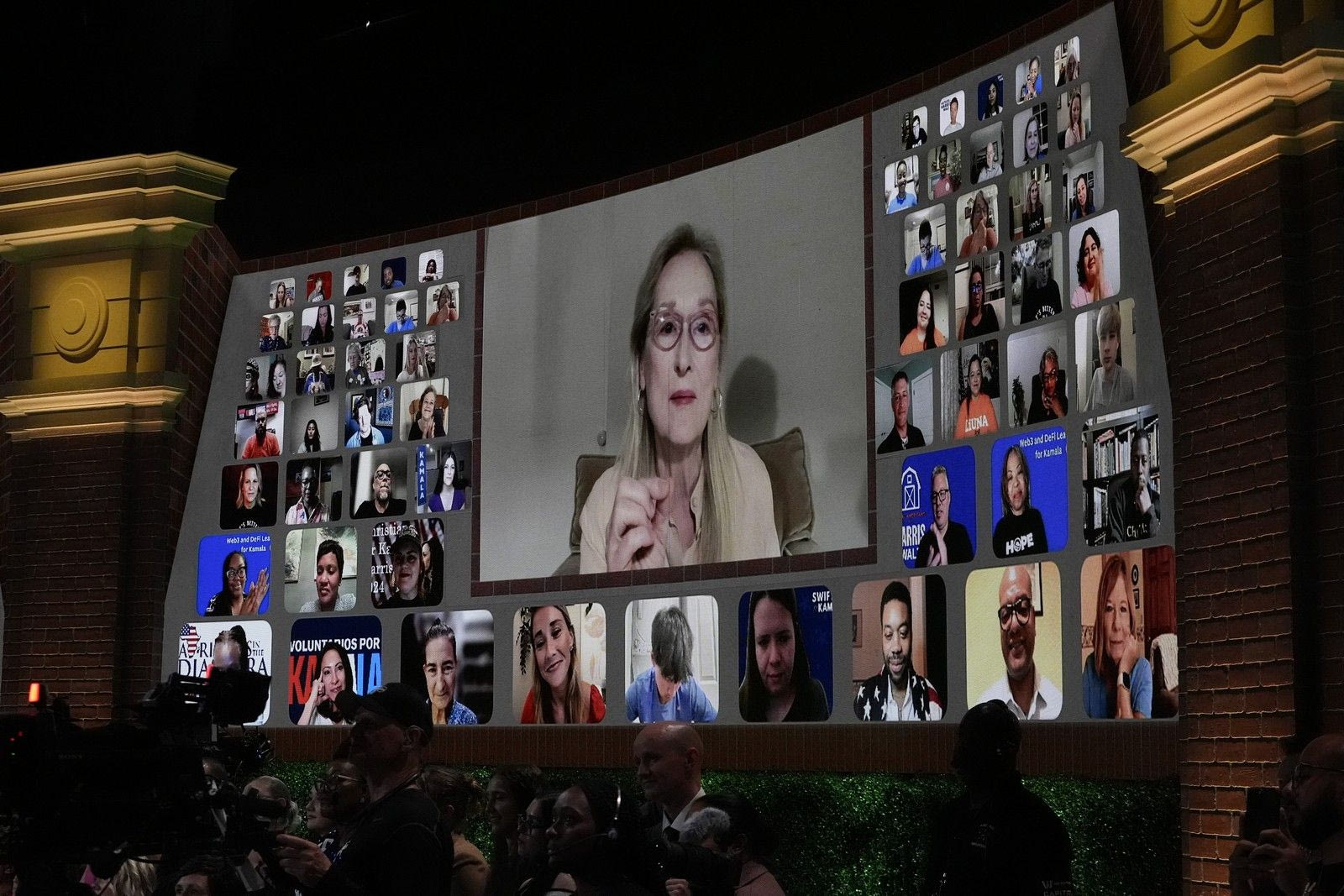 Η Μέριλ Στριπ στην εκδήλωση "Unite for America"