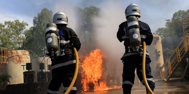 Επιχείρηση πυροσβεστικών δυνάμεων (αρχείου)