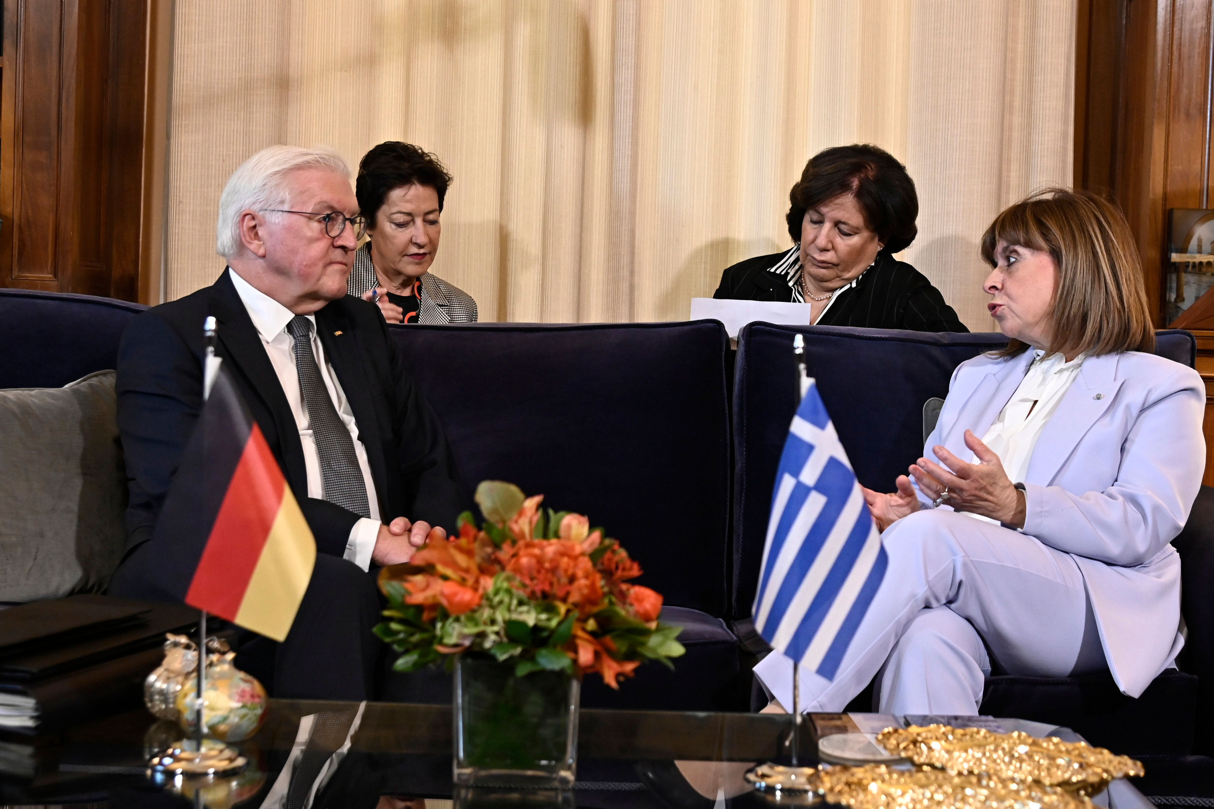 Συνάντηση Σταϊνμάιερ - Σακελλαροπούλου