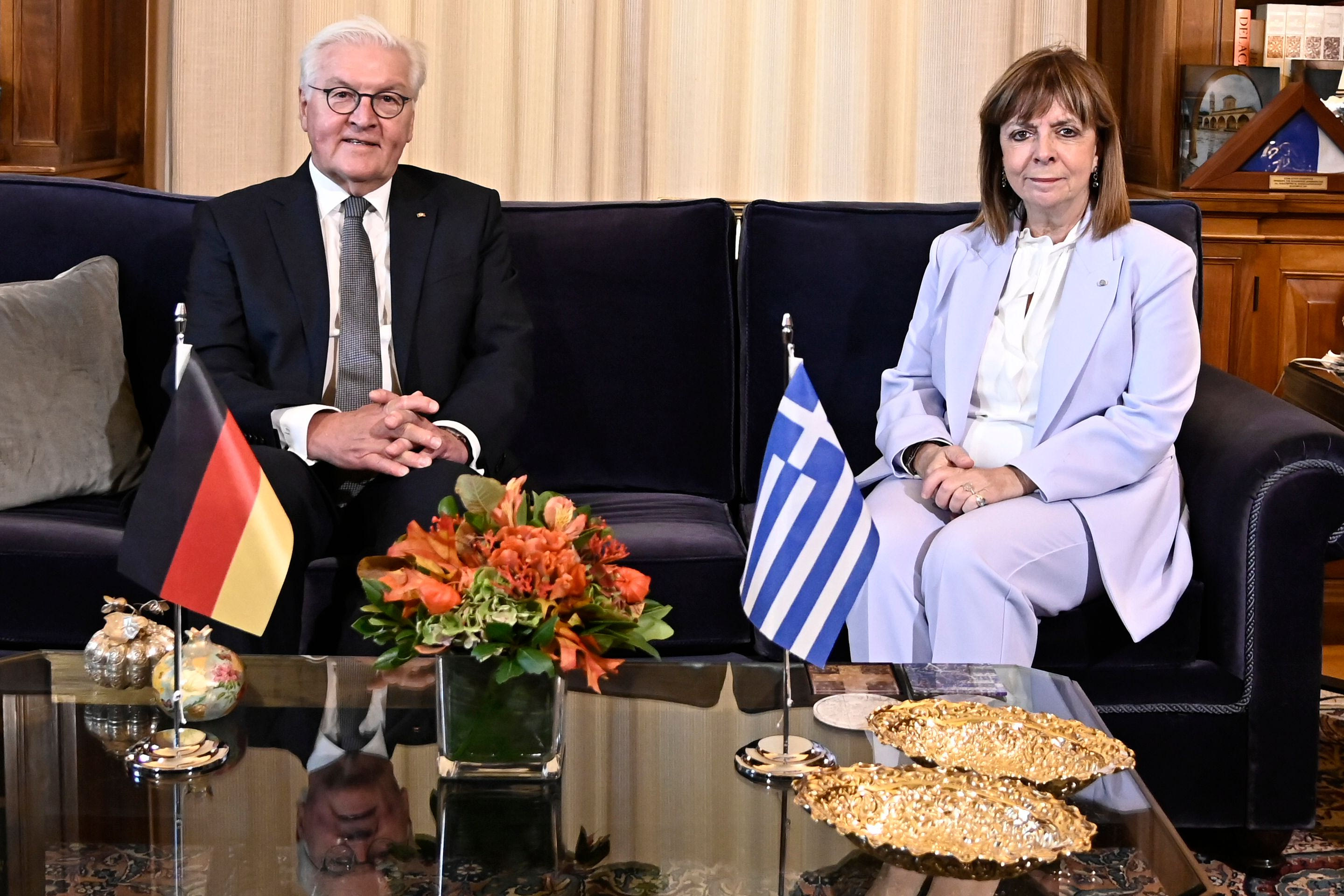 Συνάντηση Σταϊνμάιερ - Σακελλαροπούλου