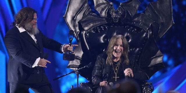 Ο Ozzy Osbourne στο Rock and Roll Hall of Fame.
