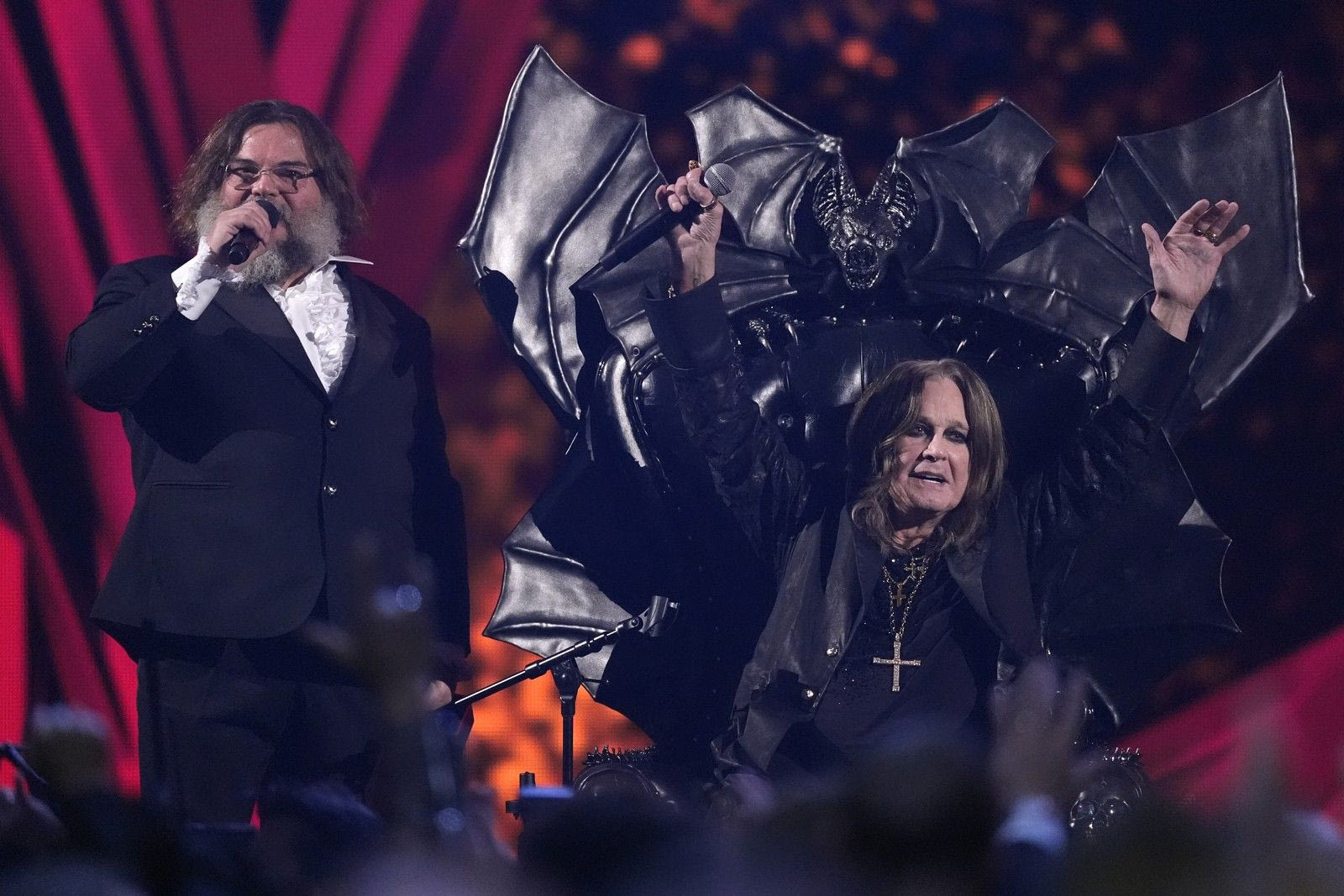 Ο Ozzy Osbourne στο Rock and Roll Hall of Fame.