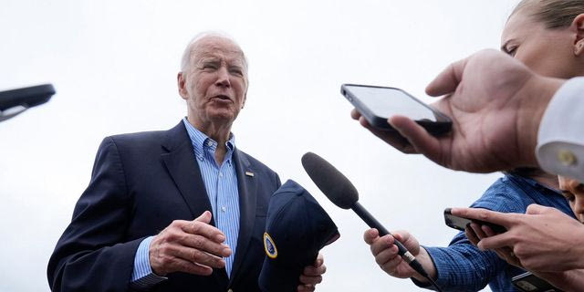 Δηλώσεις του Τζο Μπάιντεν σε δημοσιογράφους