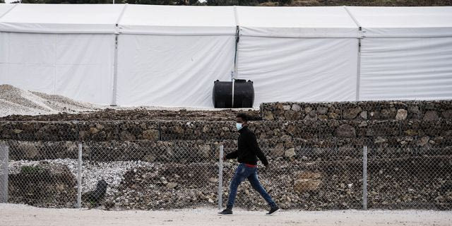 Δομή φιλοξενίας προσφύγων στη Λέσβο (Φωτογραφία Αρχείου)