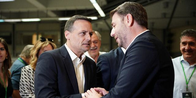 Ο Χάρης Δούκας και ο Νίκος Ανδρουλάκης