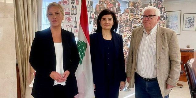 Συνάντηση Δούρου και Τριγάζη με την Αμπντάλα, επιτετραμμένη της Πρεσβείας του Λιβάνου