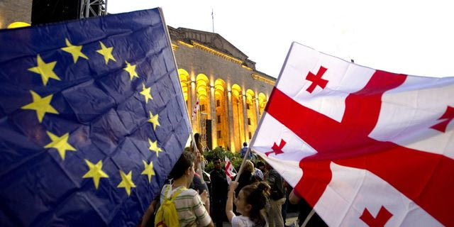 Διαδηλώσεις μετά το εκλογικό αποτέλεσμα στη Γεωργία