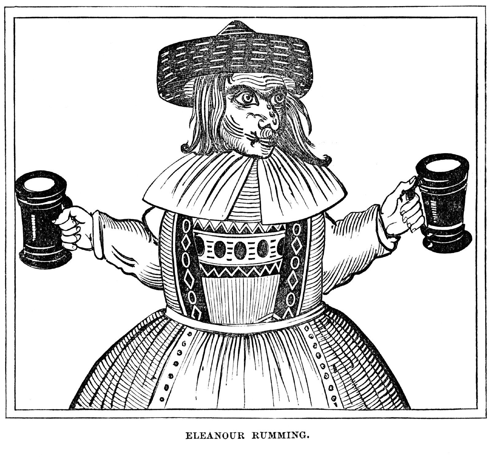 Καρικατούρα υποτιθέμενης alewife