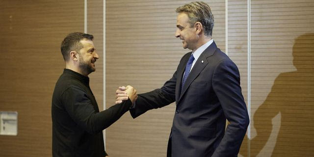 Συνάντηση Μητσοτάκη με Ζελένσκι