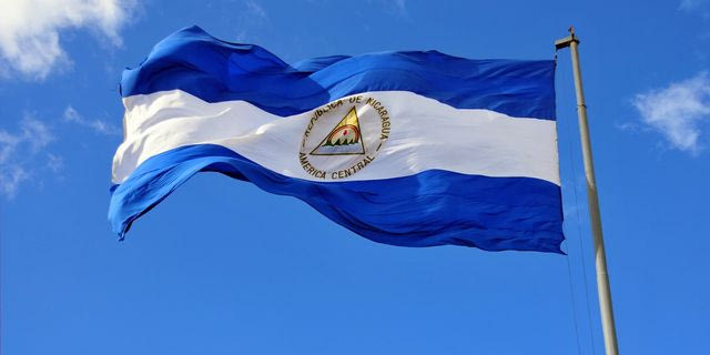 Η σημαία της Νικαράγουα