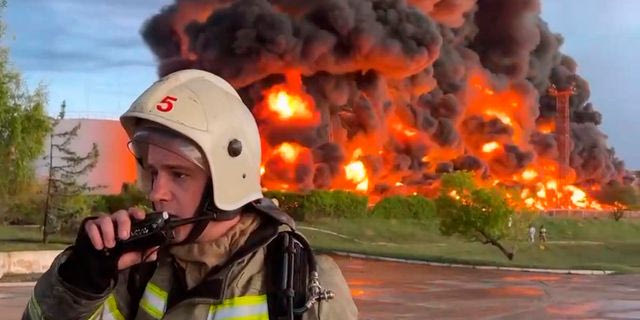 Πυροσβέστης, Ουκρανία (φωτογραφία αρχείου)