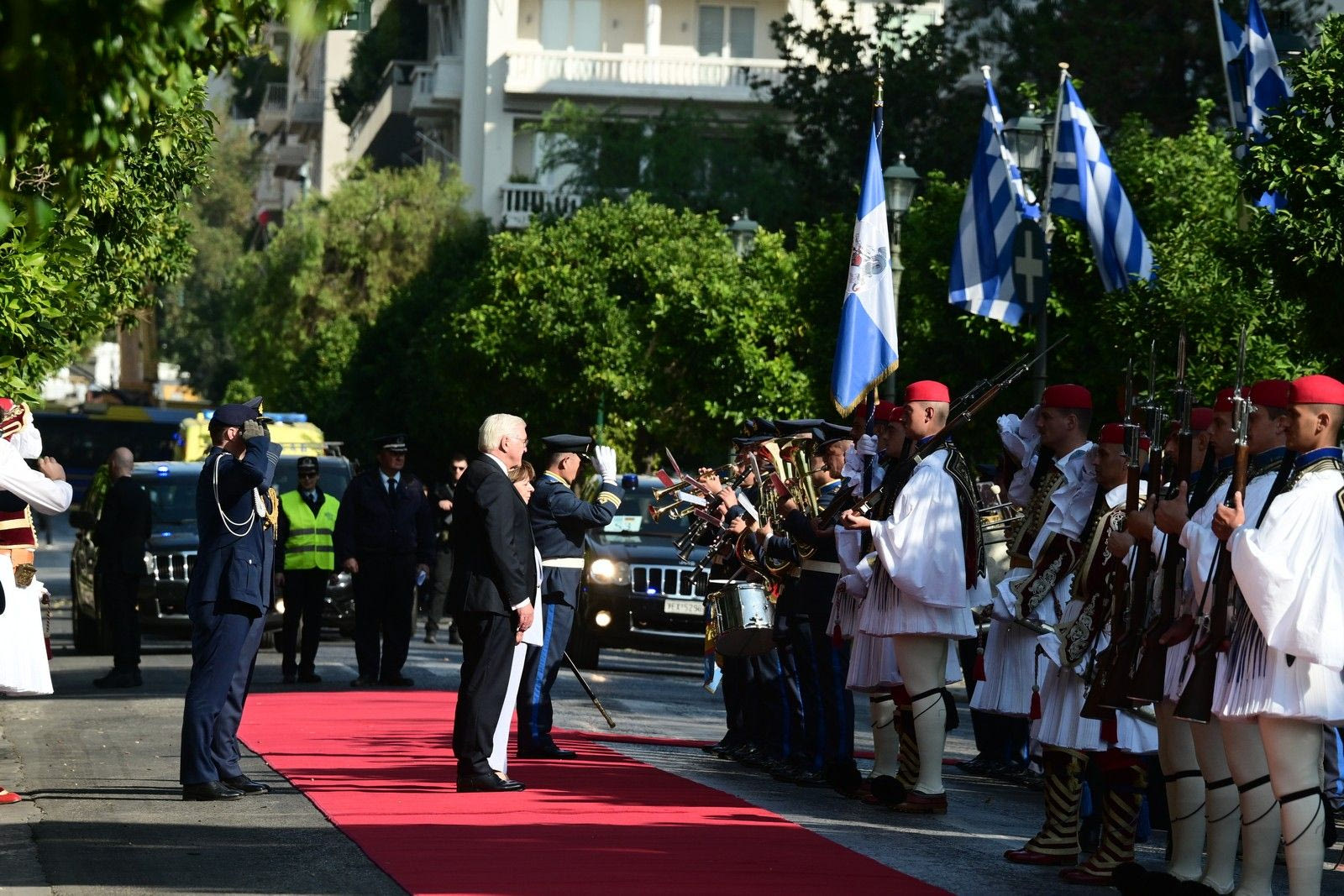 Συνάντηση της Προέδρου της Δημοκρατίας Κατερίνας Σακελλαροπούλου με τον Πρόεδρο της Ομοσπονδιακής Δημοκρατίας της Γερμανίας Φρανκ Βάλτερ Σταϊνμάιερ