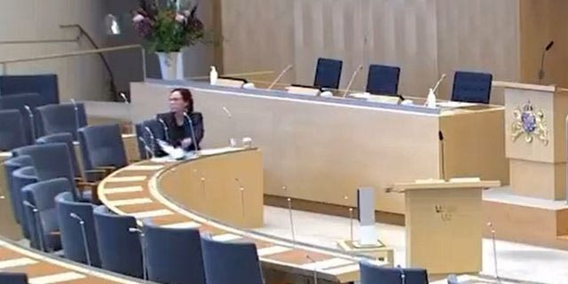 Φιλοπαλαιστίνιοι διαδηλωτές πέταξαν ντομάτες στην ΥΠΕΞ της Σουηδίας