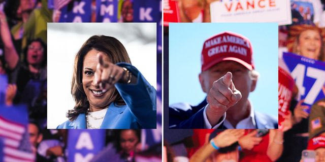 Κάμαλα Χάρις και Ντόναλντ Τραμπ