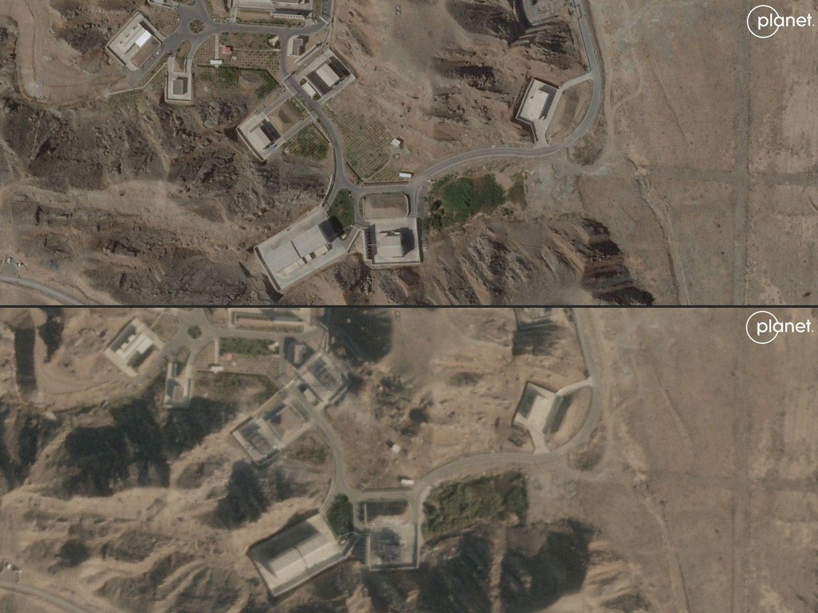 Δορυφορικές εικόνες του στρατιωτικού συγκροτήματος Parchin στο Ιράν