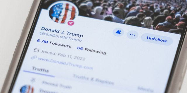 Ο λογαριασμός του Τραμπ στο Truth Social