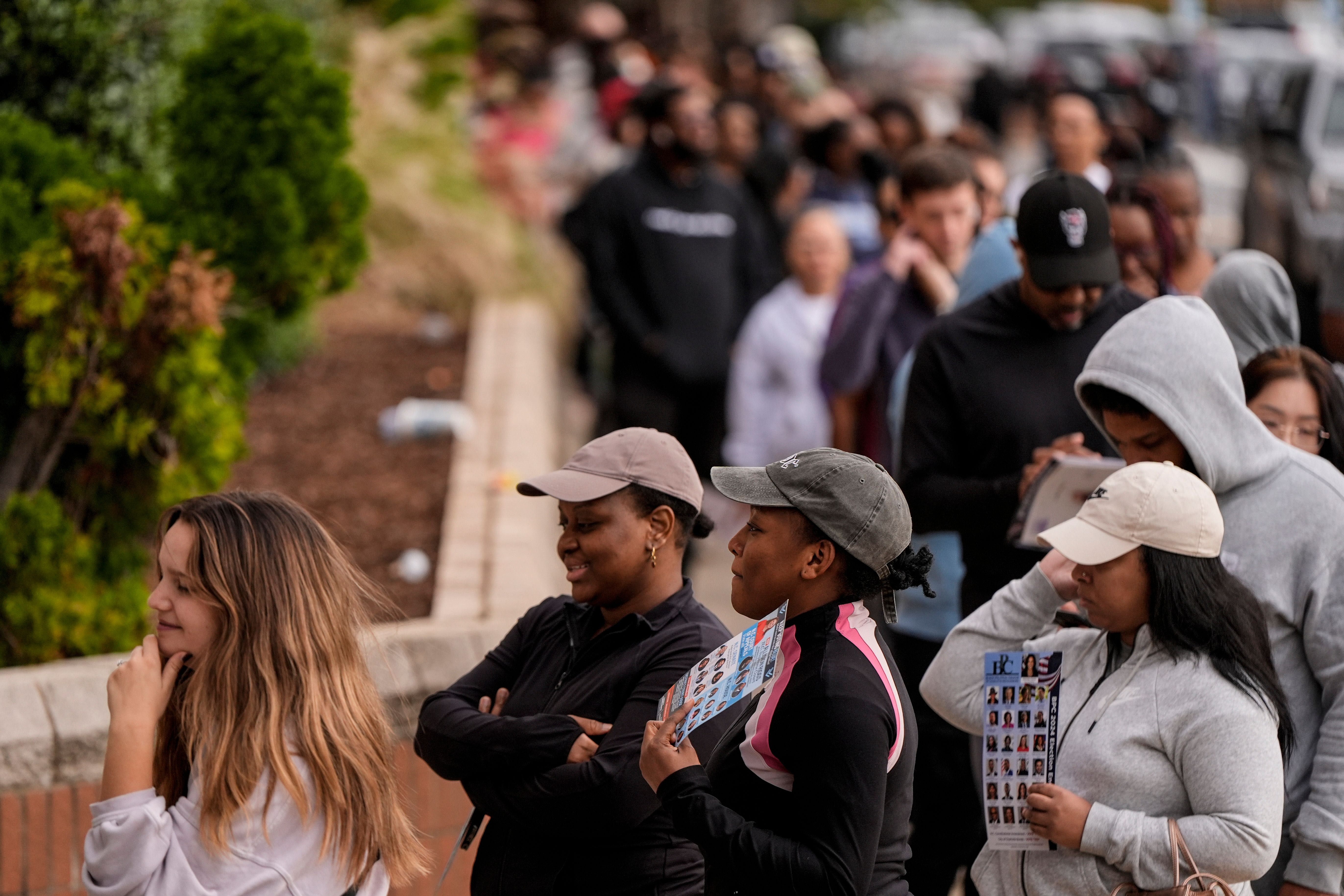 Ψηφοφόροι στην Βόρεια Καρολίνα