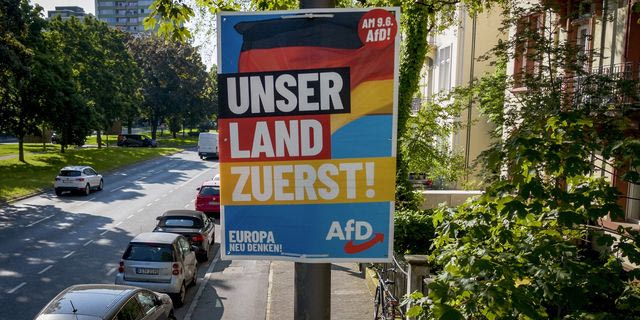 Προεκλογική αφίσα του AfD