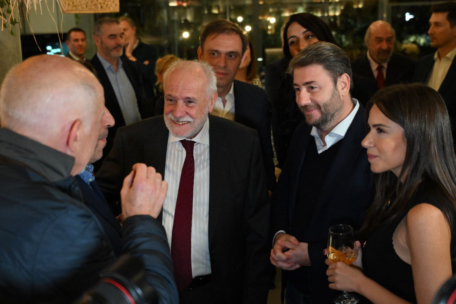 Από το δείπνο του Νίκου Ανδρουλάκη με τους βουλευτές του ΠΑΣΟΚ