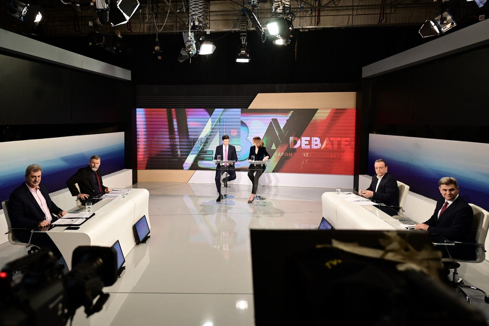 Debate των υποψηφίων για την εκλογή του νέου προέδρου του ΣΥΡΙΖΑ - Προοδευτική Συμμαχία, στην ΕΡΤ