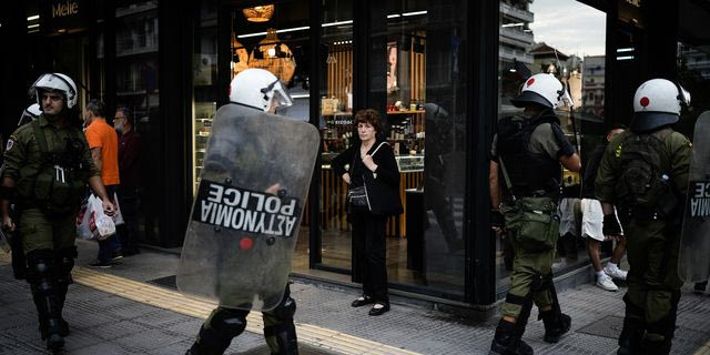 Δυνάμεις των ΜΑΤ στη Θεσσαλονίκη (αρχείου)